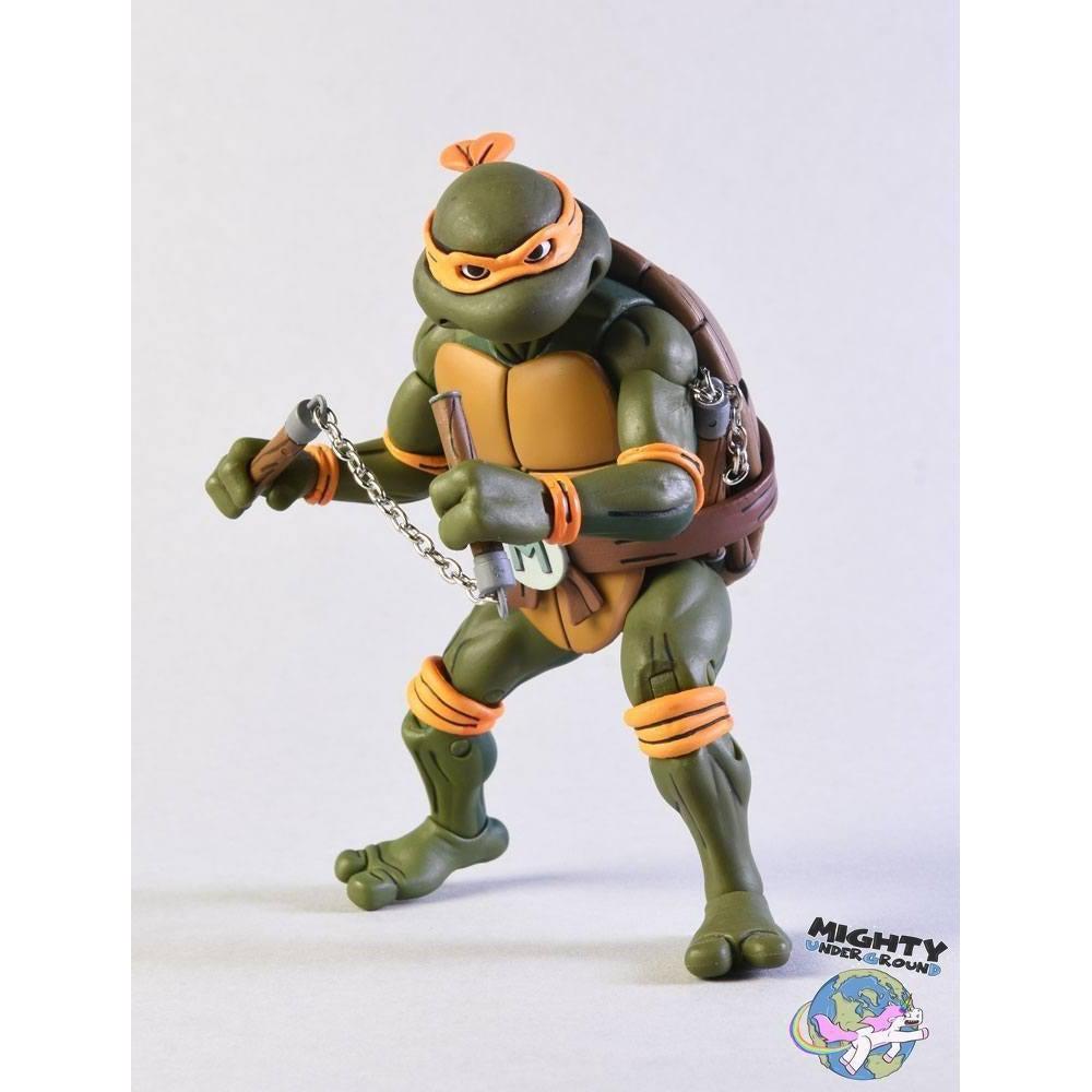 TMNT: Michelangelo VS Foot Soldier 2-Pack-Actionfiguren-NECA-mighty-underground