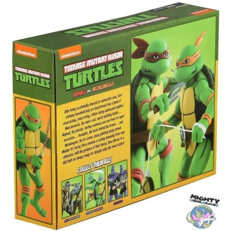 TMNT: Michelangelo and Raphael 2-Pack-Actionfiguren-NECA-mighty-underground