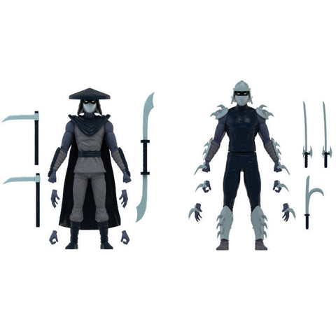 TMNT: Mirage Comics Shadow Shredder & Elite Foot Soldier BST AXN Figure 4-Set - 5 inch-Actionfiguren-The Loyal Subjects-Mighty Underground