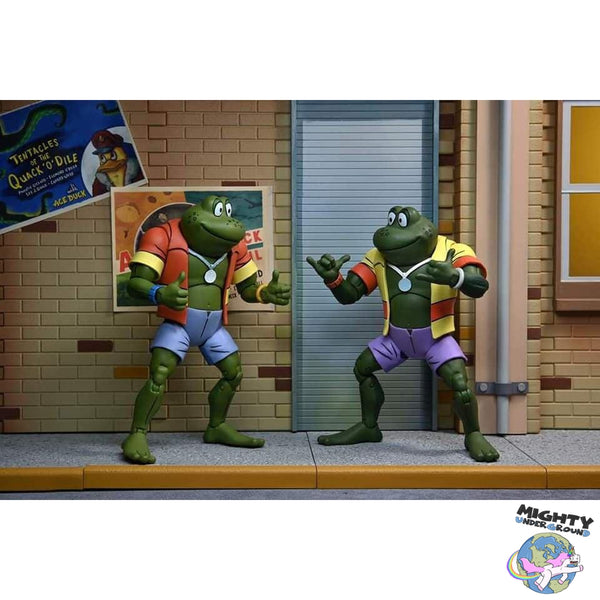 TMNT: Napoleon & Attila Frog 2-Pack VORBESTELLUNG!-Actionfiguren-NECA-Mighty Underground
