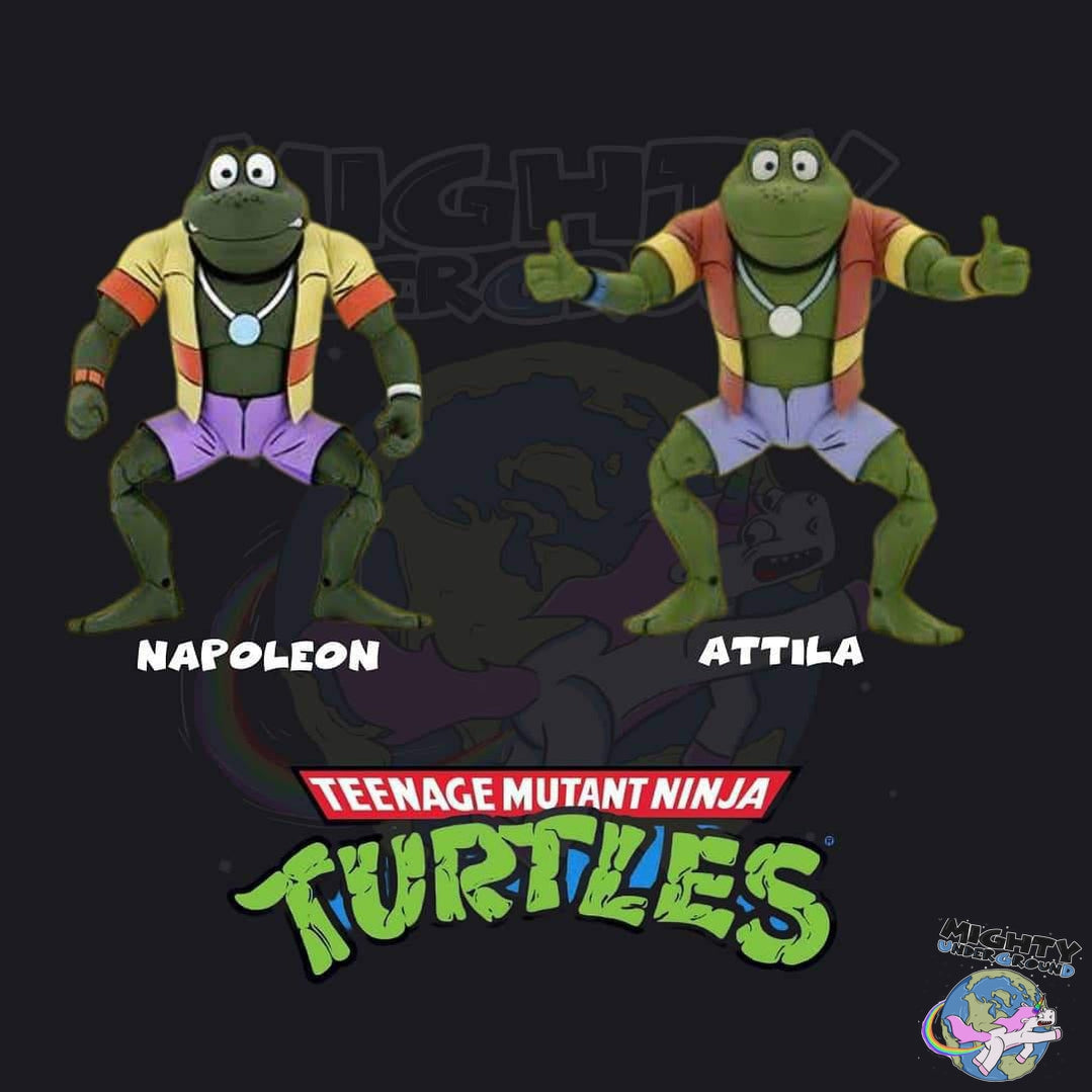 TMNT: Napoleon & Attila Frog 2-Pack VORBESTELLUNG!-Actionfiguren-NECA-mighty-underground