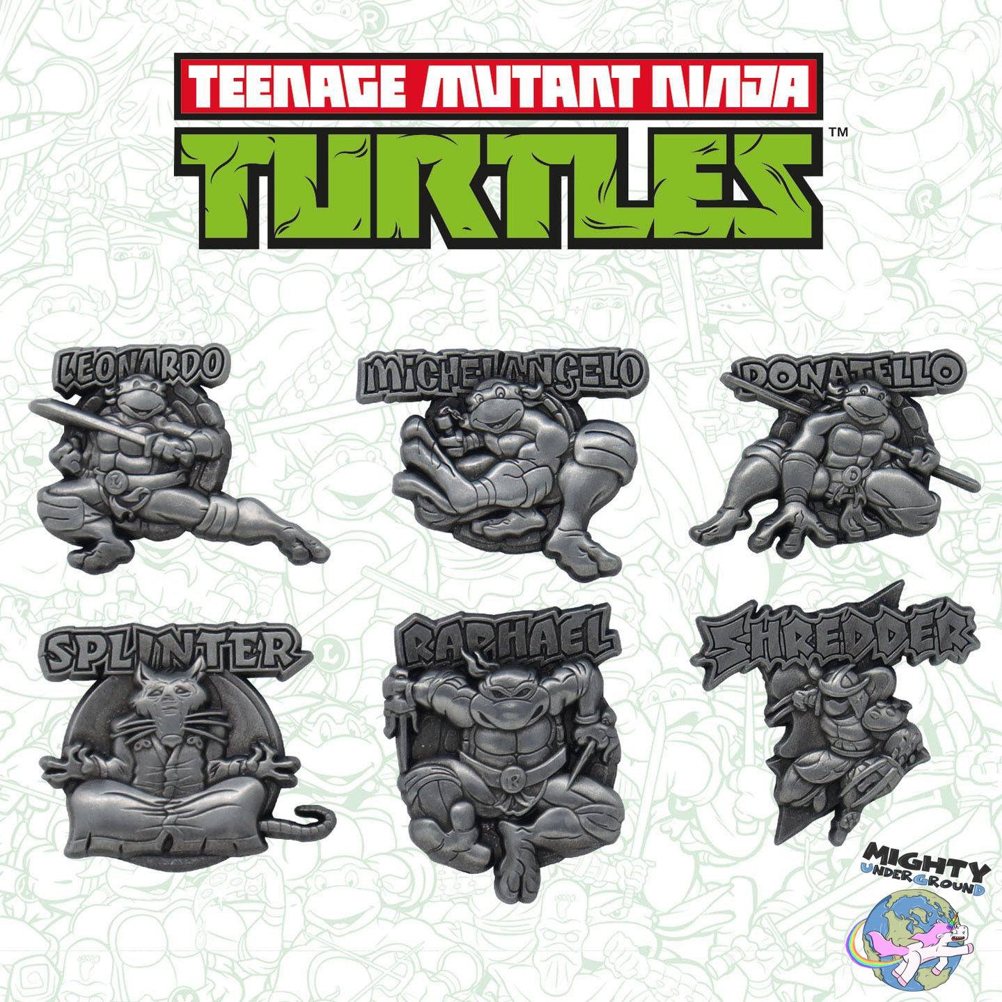 TMNT: Pin 6er-Pack (Limited Edition)-Merchandise-FaNaTtik-Mighty Underground