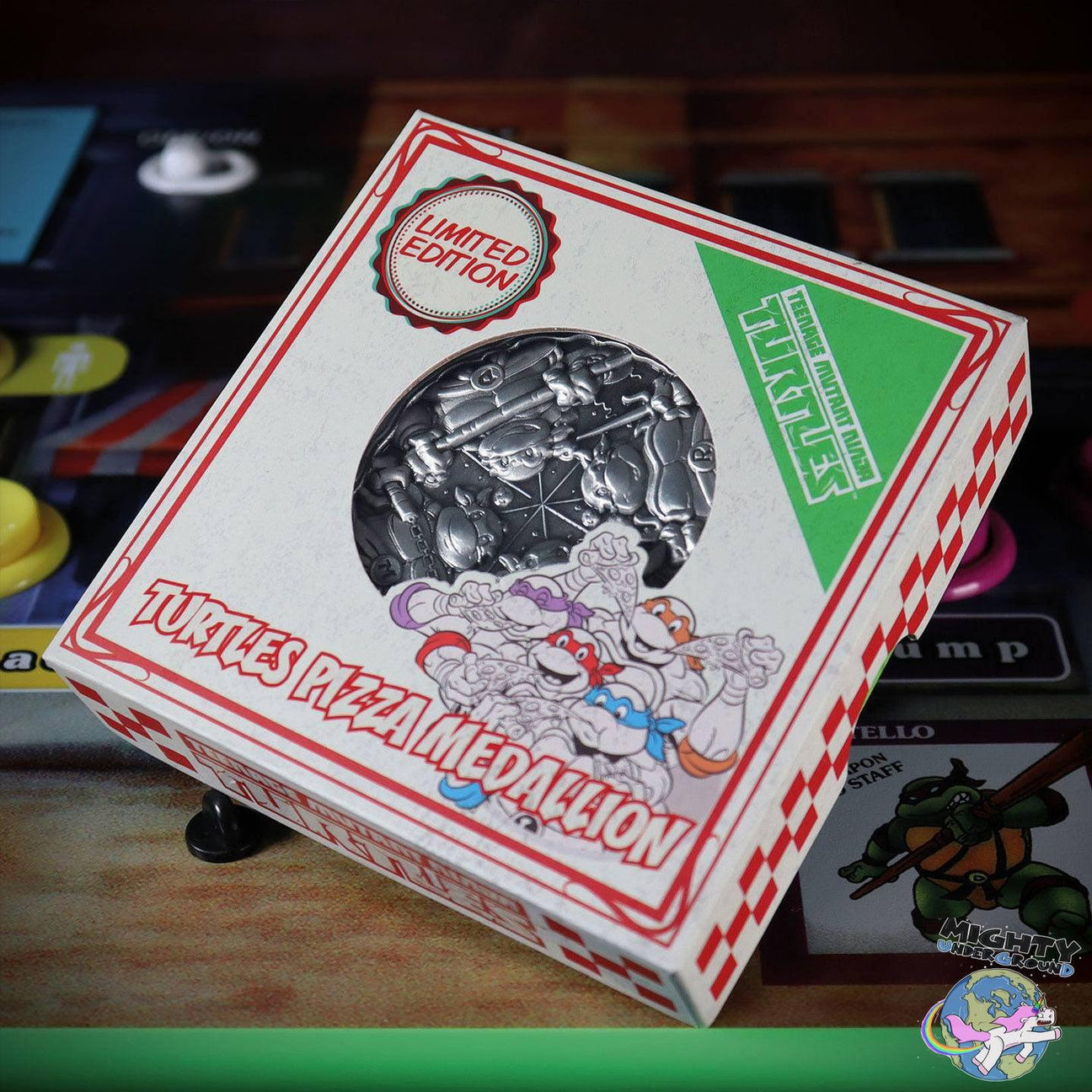 TMNT: Pizza Medaille (Limited Edition)-Merchandise-FaNaTtik-Mighty Underground