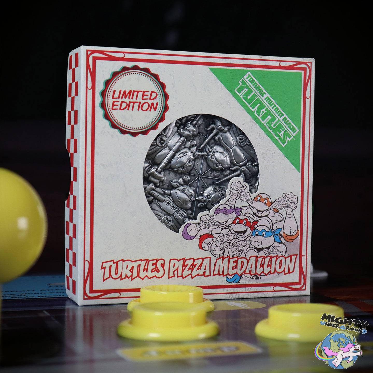 TMNT: Pizza Medaille (Limited Edition)-Merchandise-FaNaTtik-Mighty Underground