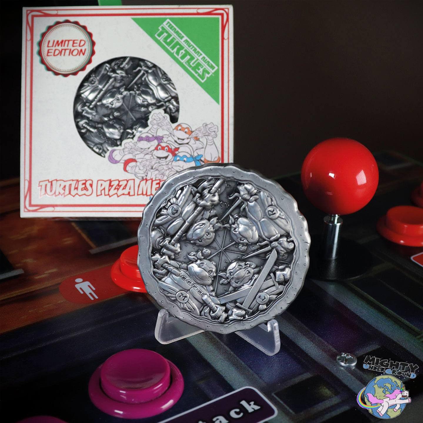 TMNT: Pizza Medaille (Limited Edition)-Merchandise-FaNaTtik-Mighty Underground