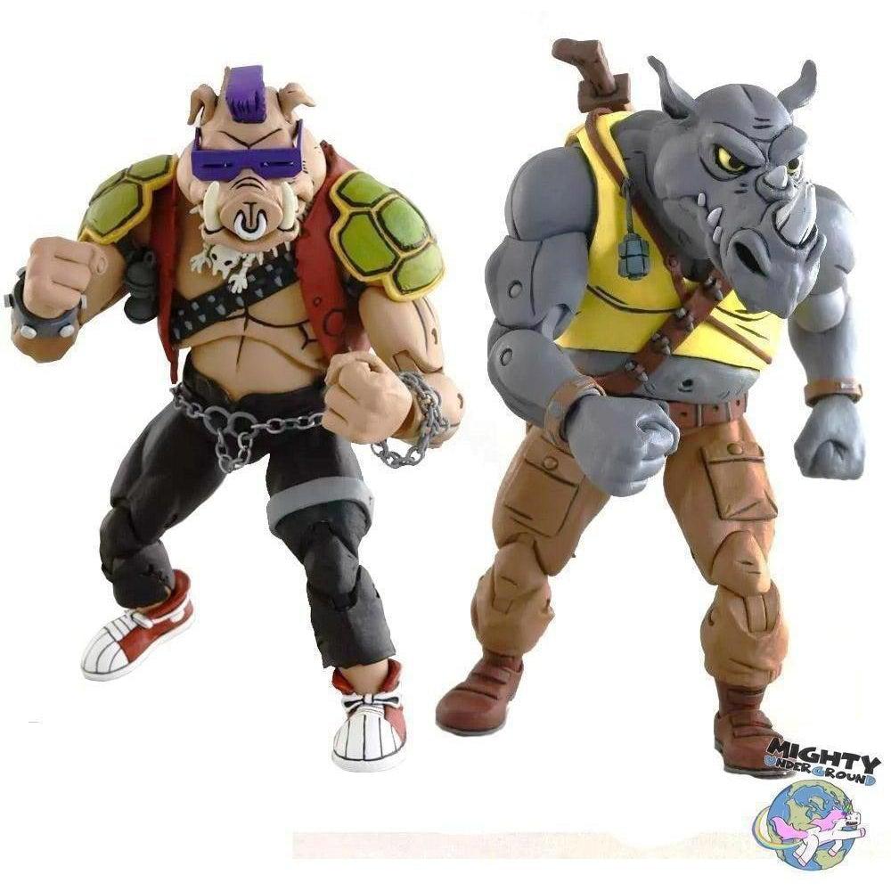 TMNT: Rocksteady and Bebop 2-Pack-Actionfiguren-NECA-mighty-underground