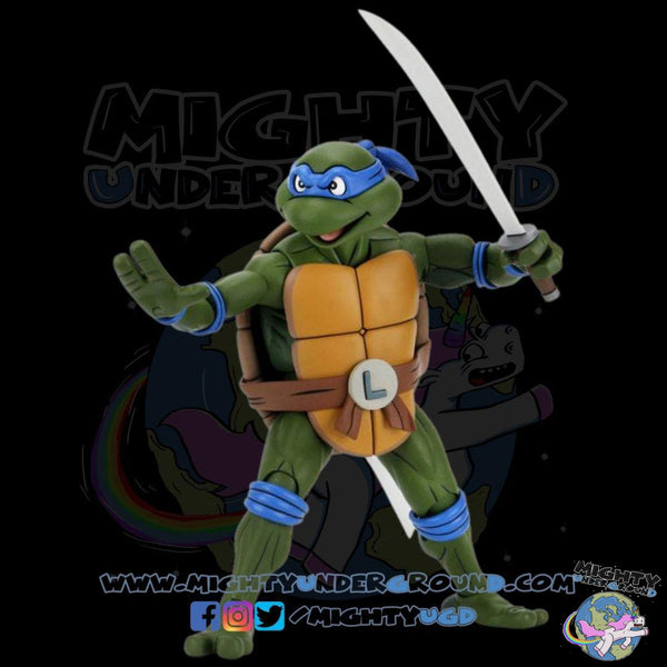 TMNT: Super Size Leonardo 1/4-Actionfiguren-NECA-Mighty Underground