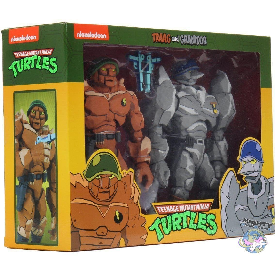 TMNT: Traag & Grannitor 2-Pack-Actionfiguren-NECA-mighty-underground