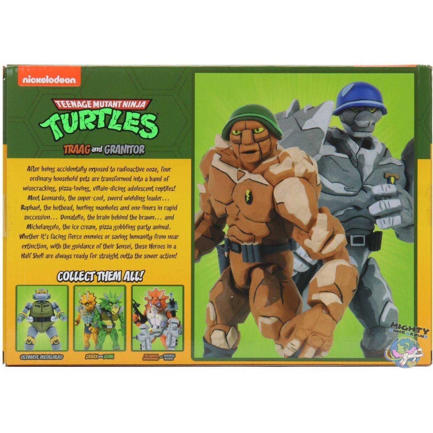 TMNT: Traag & Grannitor 2-Pack-Actionfiguren-NECA-mighty-underground