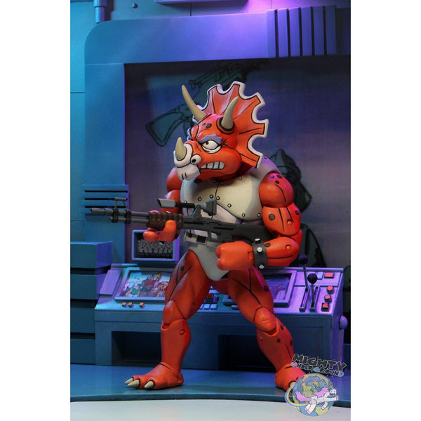 TMNT: Triceraton Infantryman & Roadkill Rodney 2-Pack VORBESTELLUNG!-Actionfiguren-NECA-mighty-underground