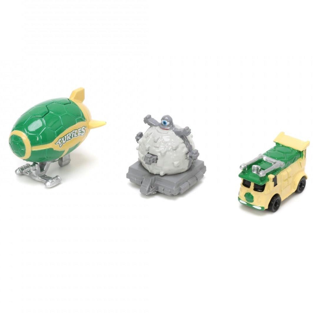 TMNT: Turtles 1,65" 3-Pack Nano Cars - Modellautos-Modellautos-Jada Toys-Mighty Underground