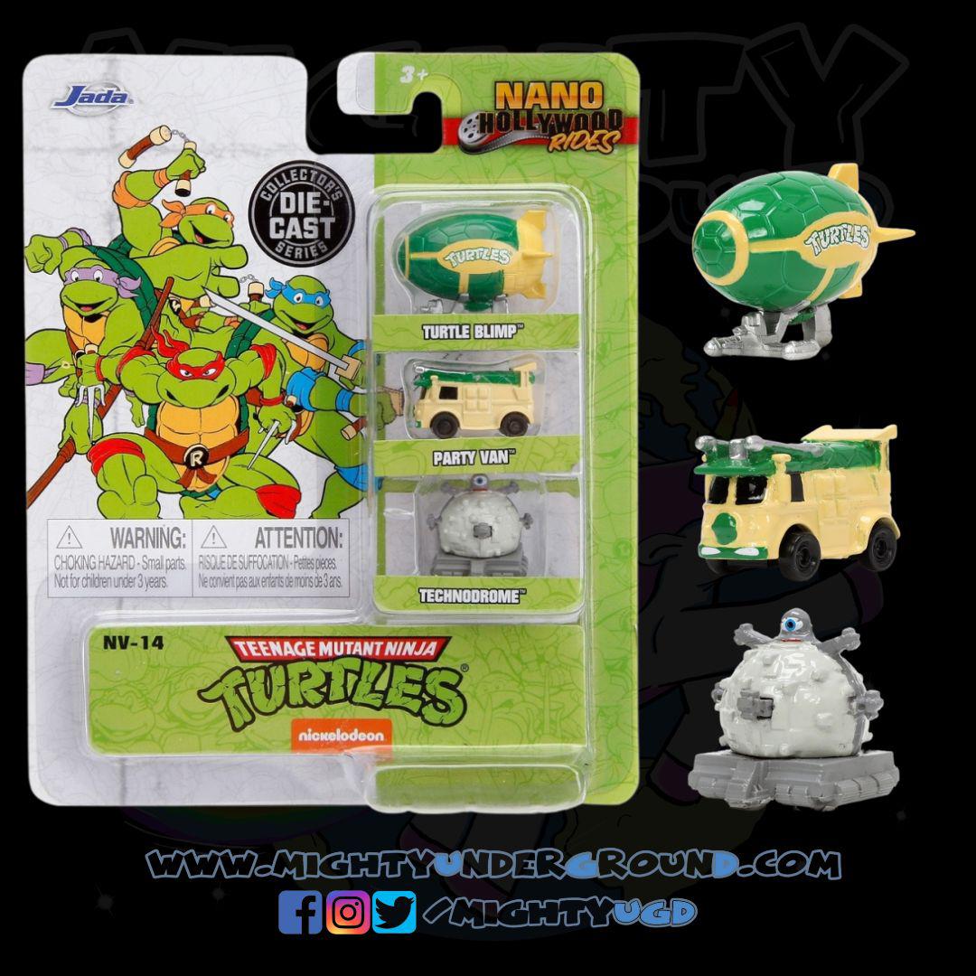 TMNT: Turtles 1,65" 3-Pack Nano Cars - Modellautos-Modellautos-Jada Toys-Mighty Underground