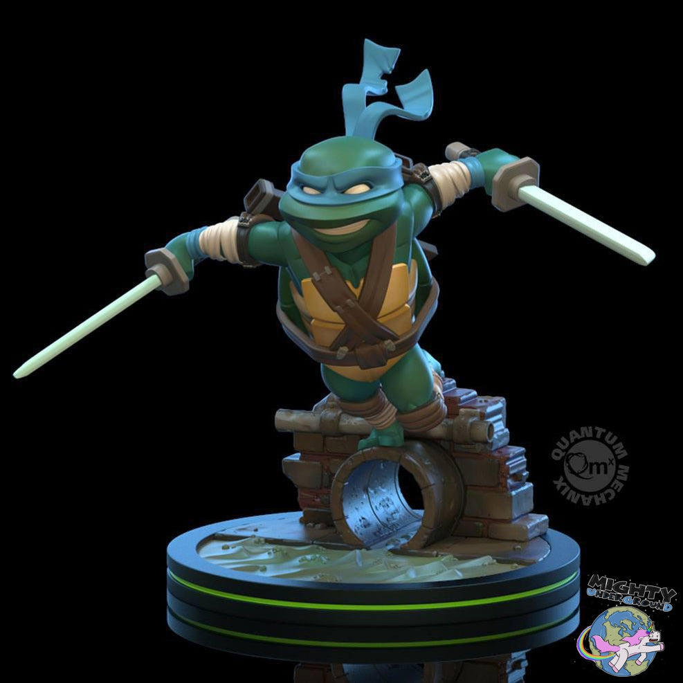 TMNT: Turtles 4-Set - Q-Fig-Figuren-Quantum Mechanix-Mighty Underground