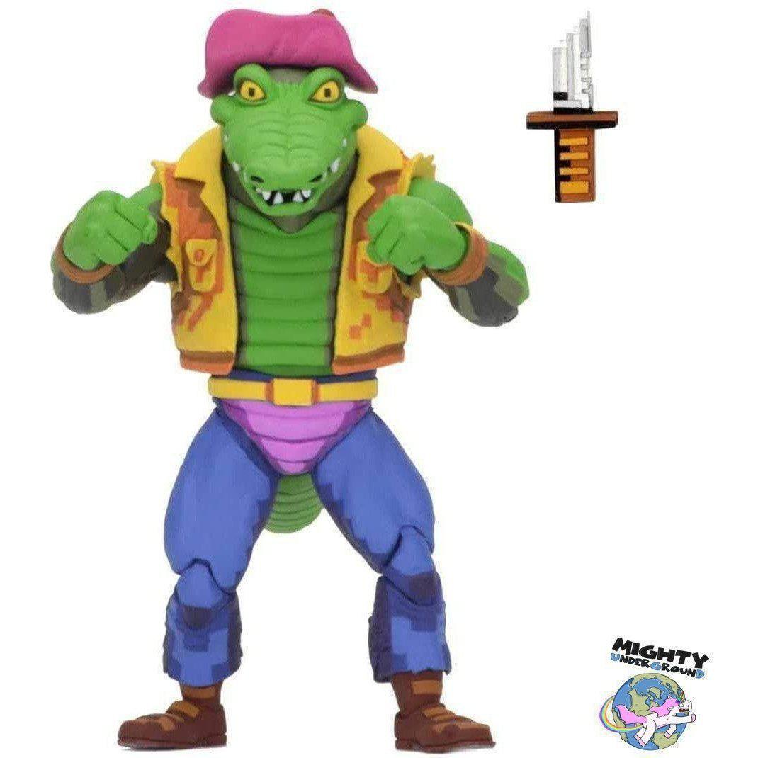 TMNT Turtles in Time (Game): Leatherhead-Actionfiguren-NECA-mighty-underground