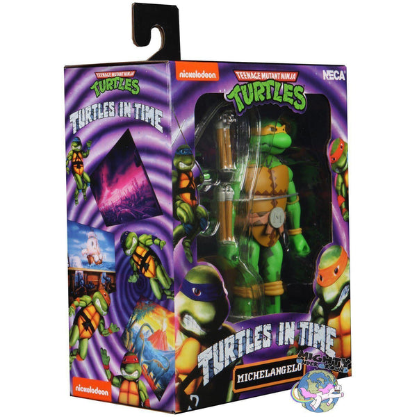 TMNT Turtles in Time (Game): Michelangelo-Actionfiguren-NECA-mighty-underground