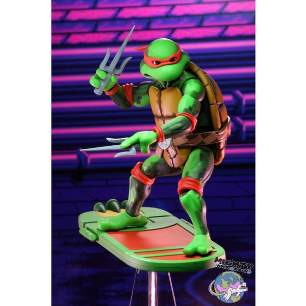 TMNT Turtles in Time (Game): Raphael-Actionfiguren-NECA-mighty-underground