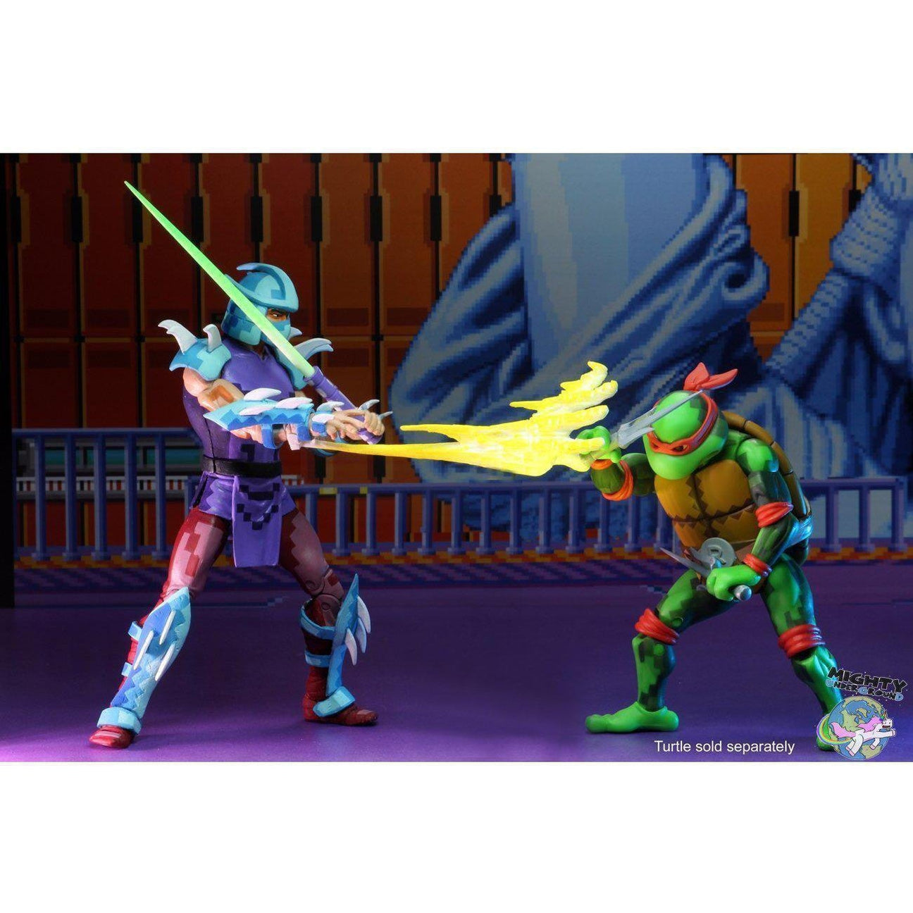 TMNT Turtles in Time (Game): Shredder-Actionfiguren-NECA-mighty-underground