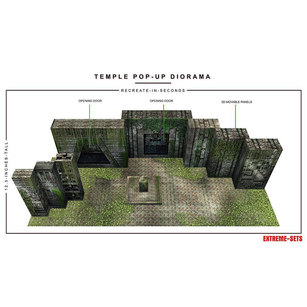 Temple Pop-Up - Diorama - 1/12-Actionfiguren-Extreme Sets-Mighty Underground