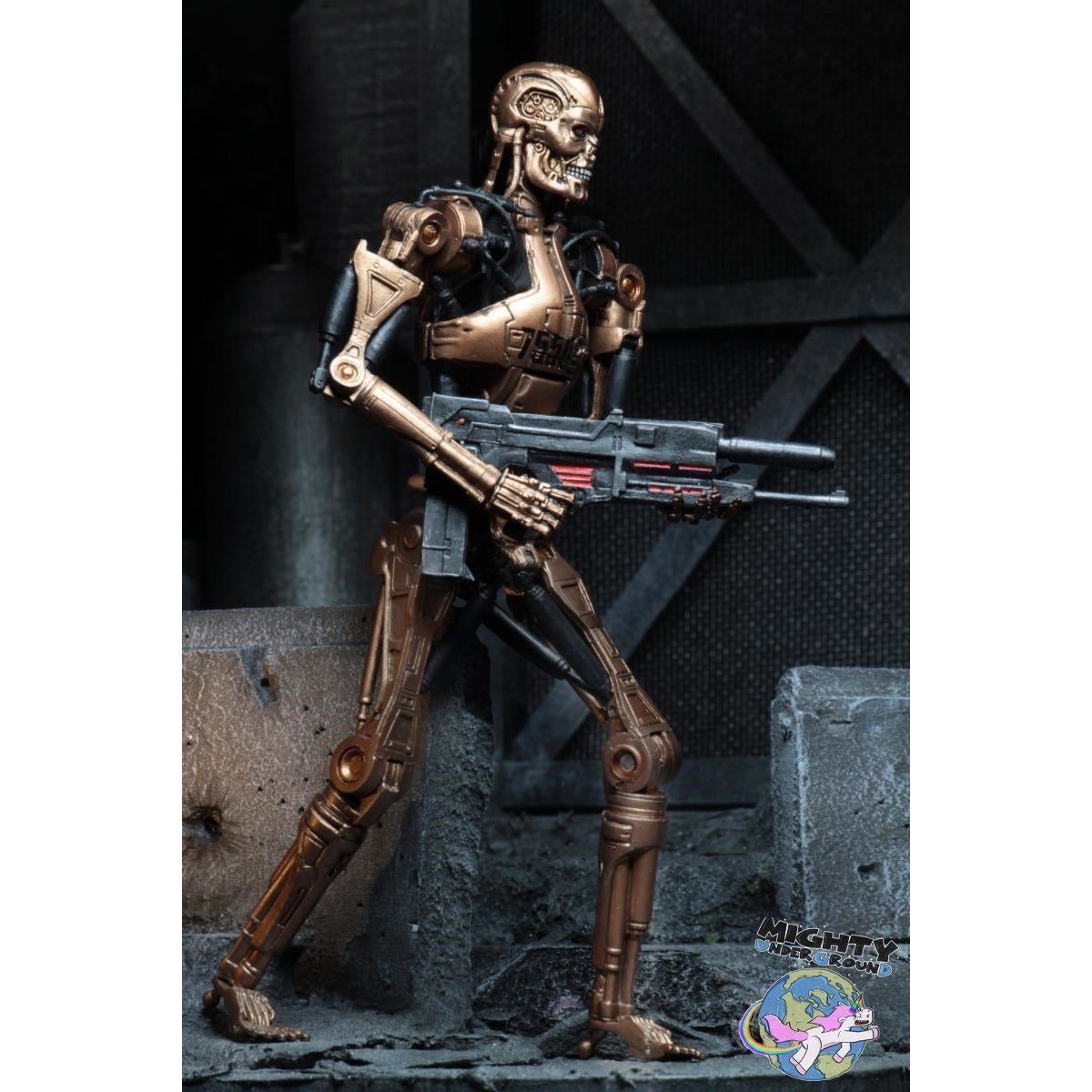 Terminator 2: Metal Mash Endoskeleton T-800-Actionfiguren-NECA-mighty-underground