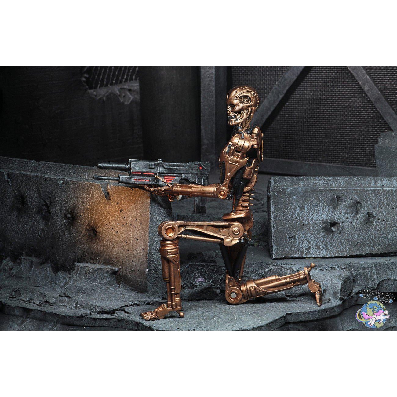 Terminator 2: Metal Mash Endoskeleton T-800-Actionfiguren-NECA-mighty-underground