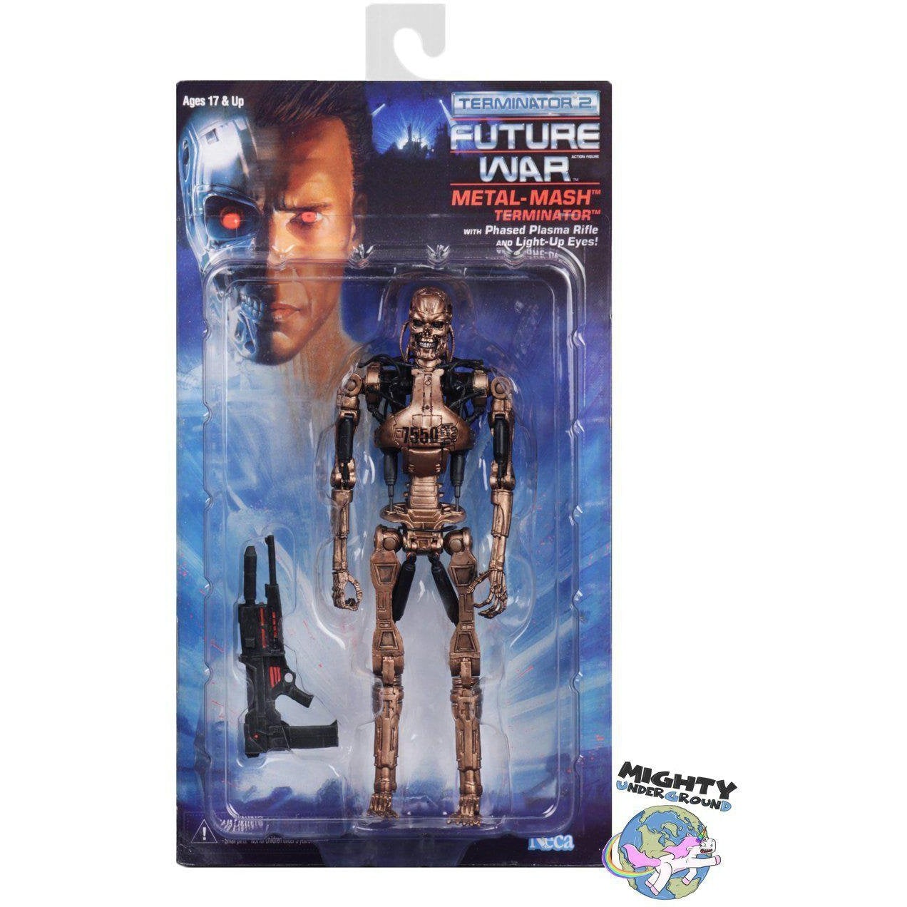 Terminator 2: Metal Mash Endoskeleton T-800-Actionfiguren-NECA-mighty-underground