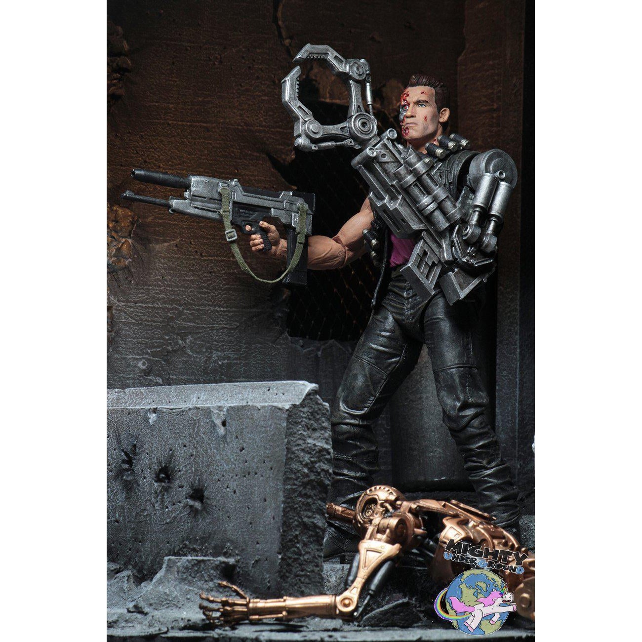 Terminator 2: Power Arm T-800-Actionfiguren-NECA-mighty-underground