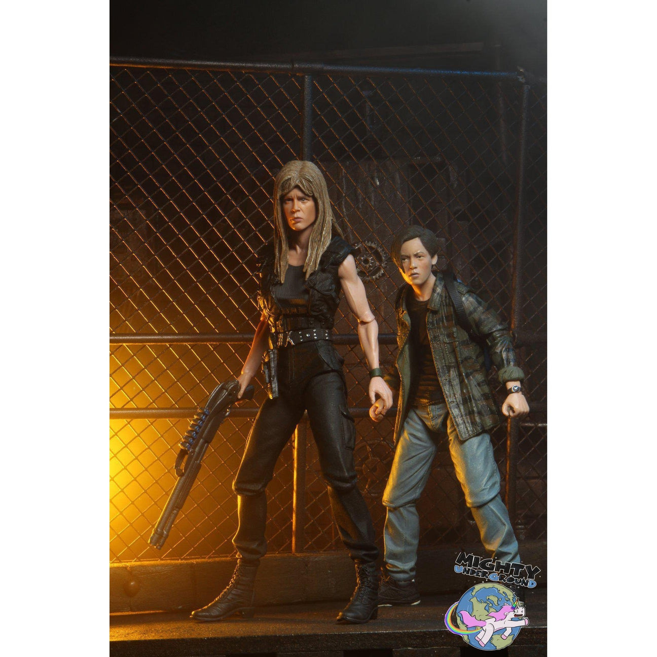 Terminator 2: Sarah Connor & John Connor 2-Pack-Actionfiguren-NECA-mighty-underground