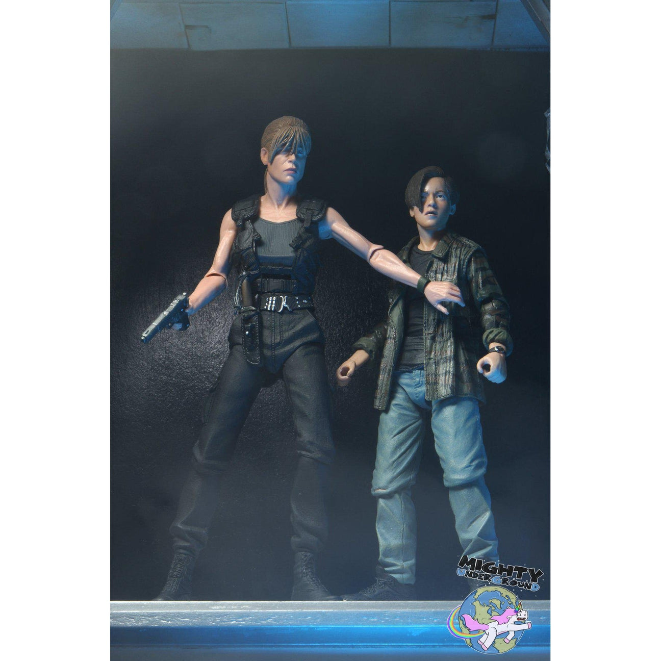 Terminator 2: Sarah Connor & John Connor 2-Pack-Actionfiguren-NECA-mighty-underground