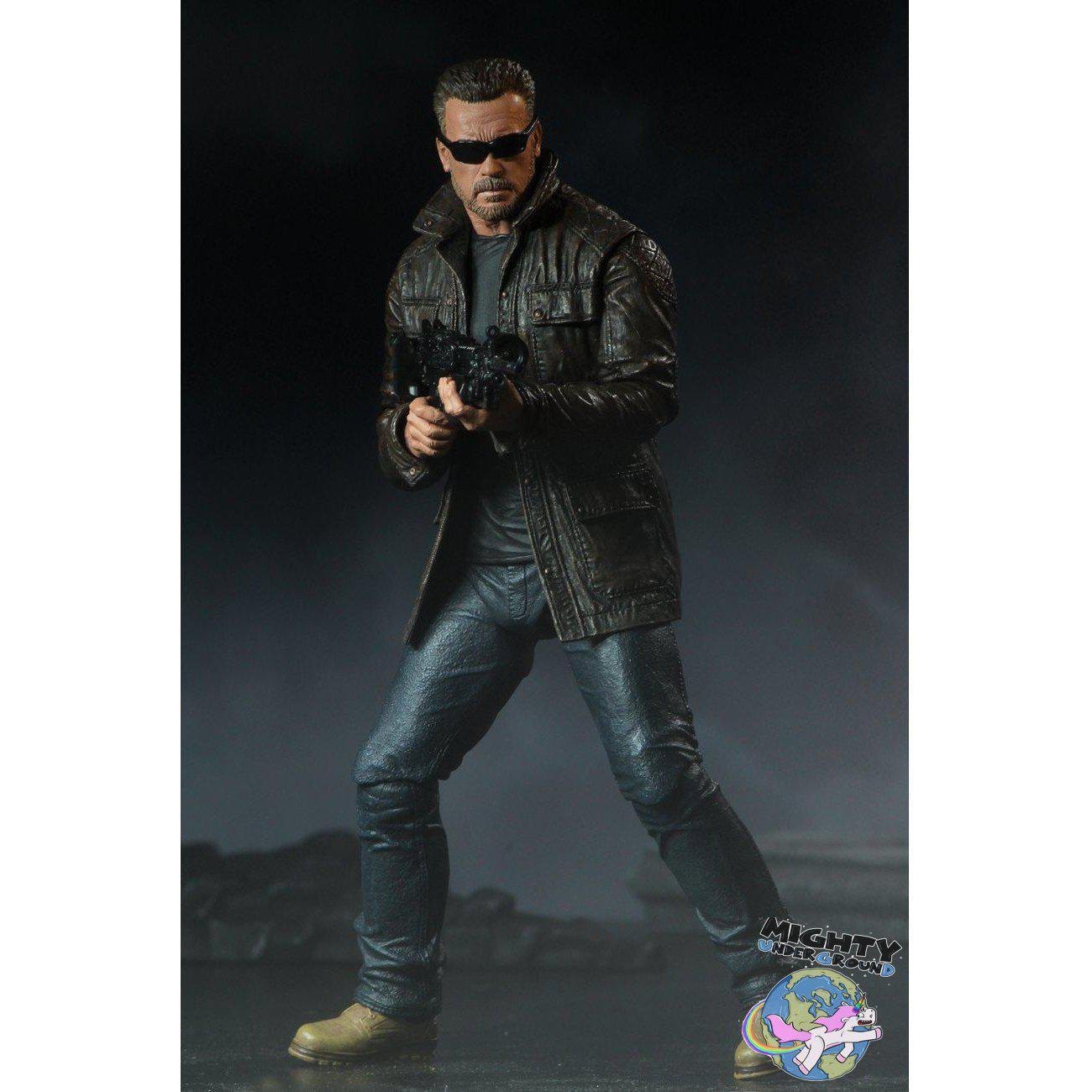 Terminator Dark Fate: T-800-Actionfiguren-NECA-mighty-underground