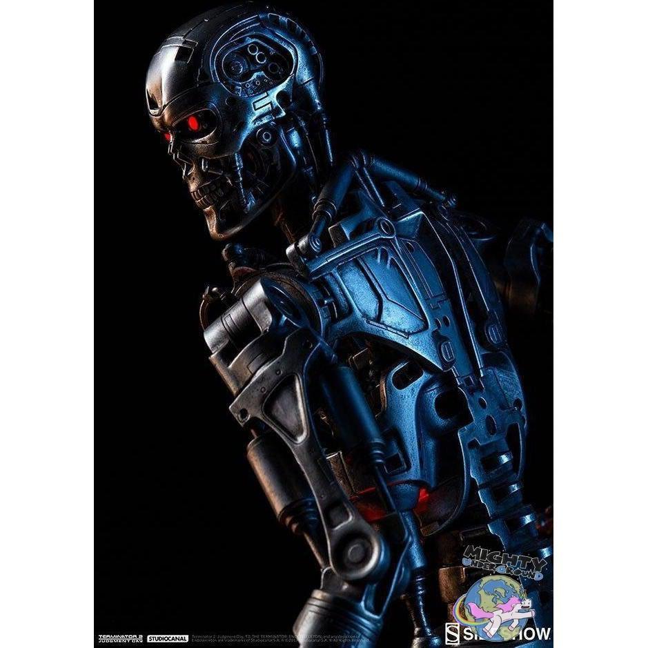 Terminator: T-800 Endoskeleton Maquette - Statue-Statue-Sideshow-mighty-underground