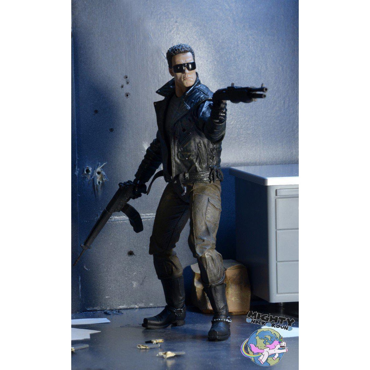 Terminator: Ultimate Police Station Assault T-800-Actionfiguren-NECA-mighty-underground