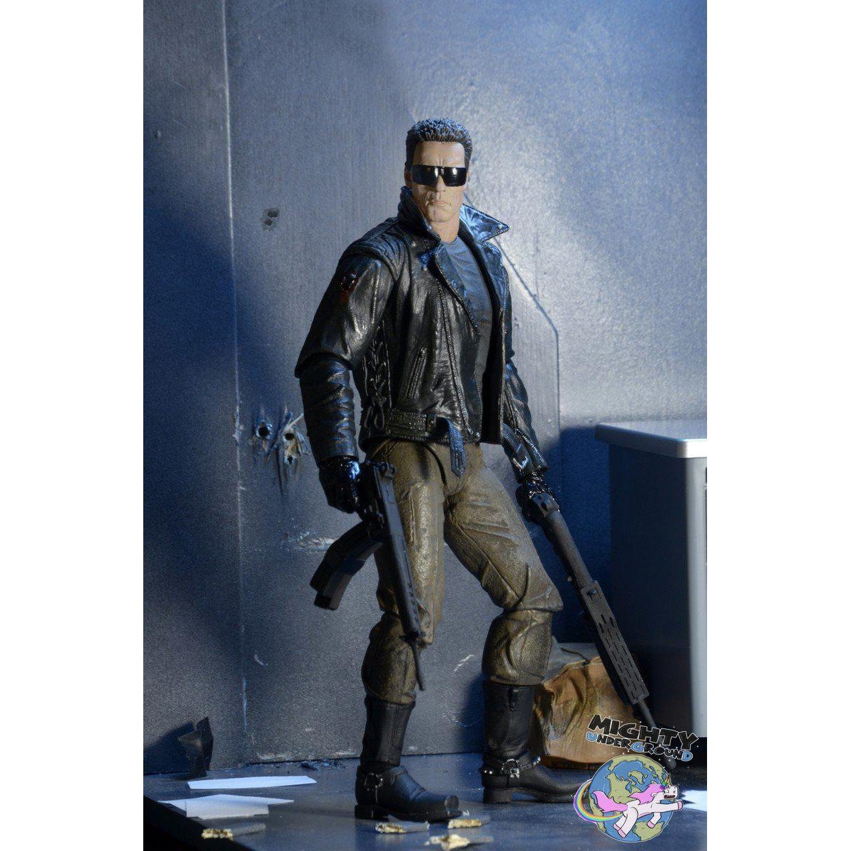 Terminator: Ultimate Police Station Assault T-800-Actionfiguren-NECA-mighty-underground