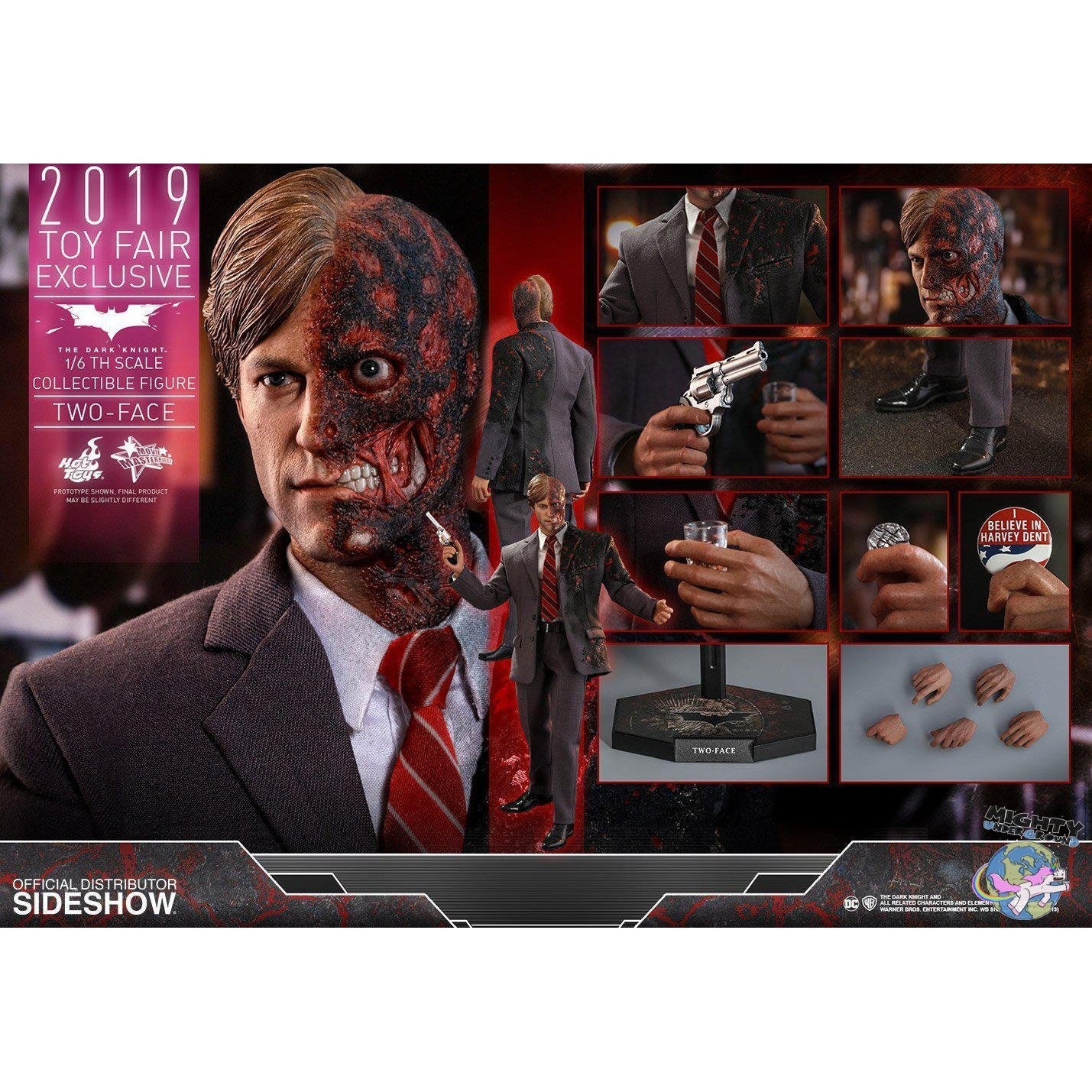 The Dark Knight: Two-Face Convention Exclusive 1/6-Actionfiguren-Hot Toys-mighty-underground