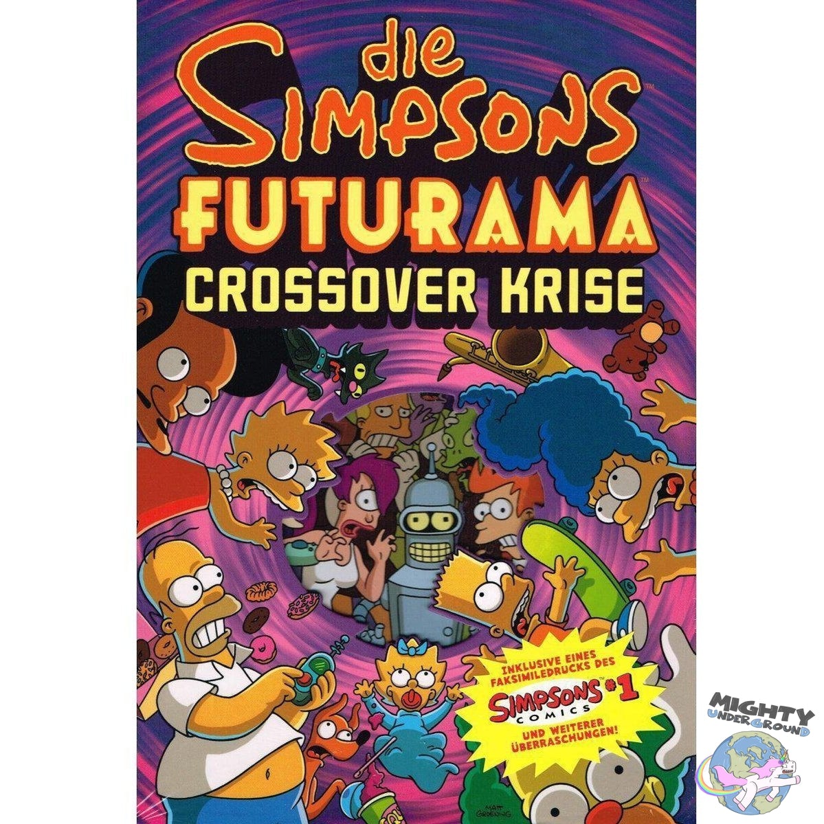 The Simpsons: Futurama Crossover Krise - Comic-Comic-Knesebeck Verlag-mighty-underground