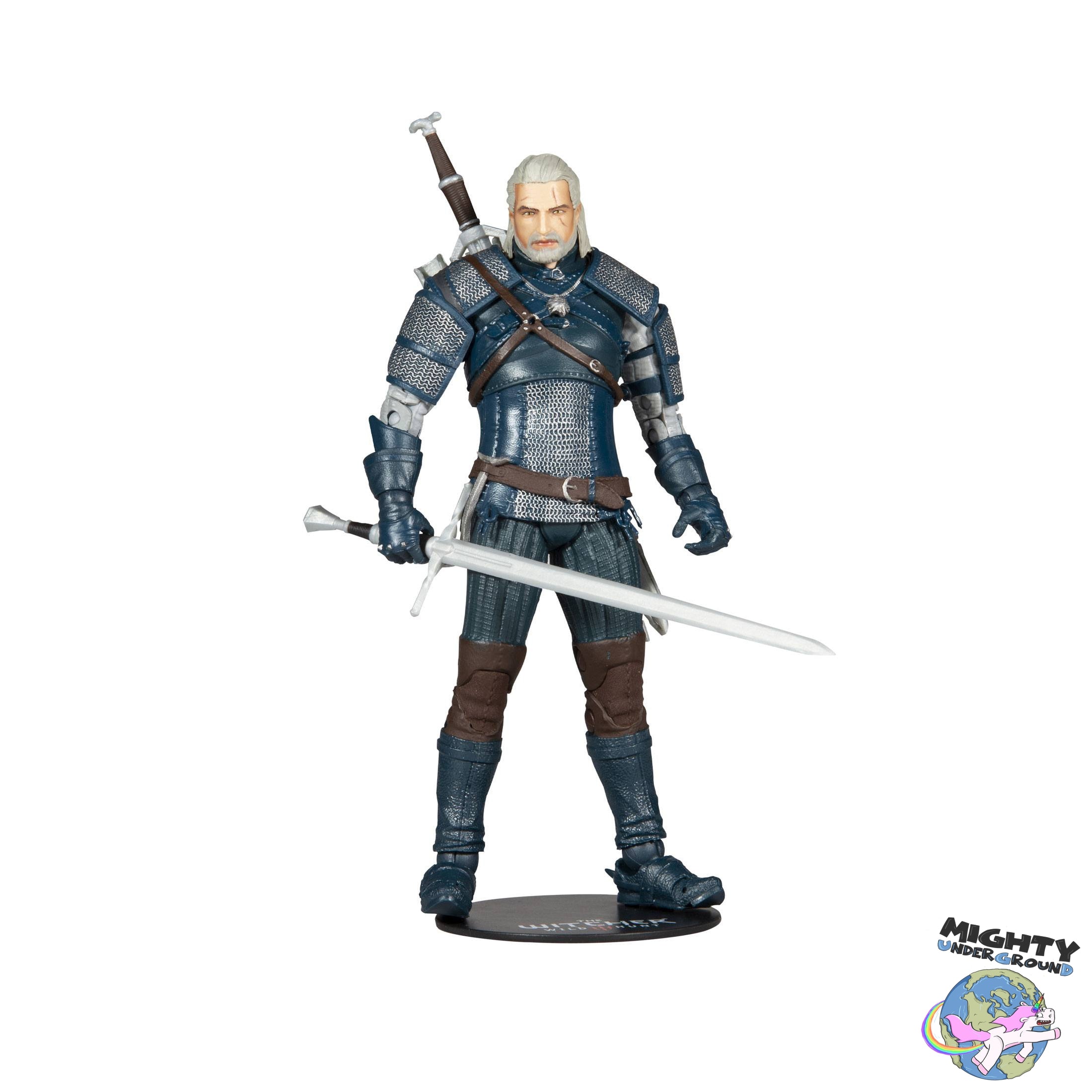 The Witcher: Geralt of Rivia (Viper Armor: Teal Dye)-Actionfiguren-McFarlane Toys-Mighty Underground