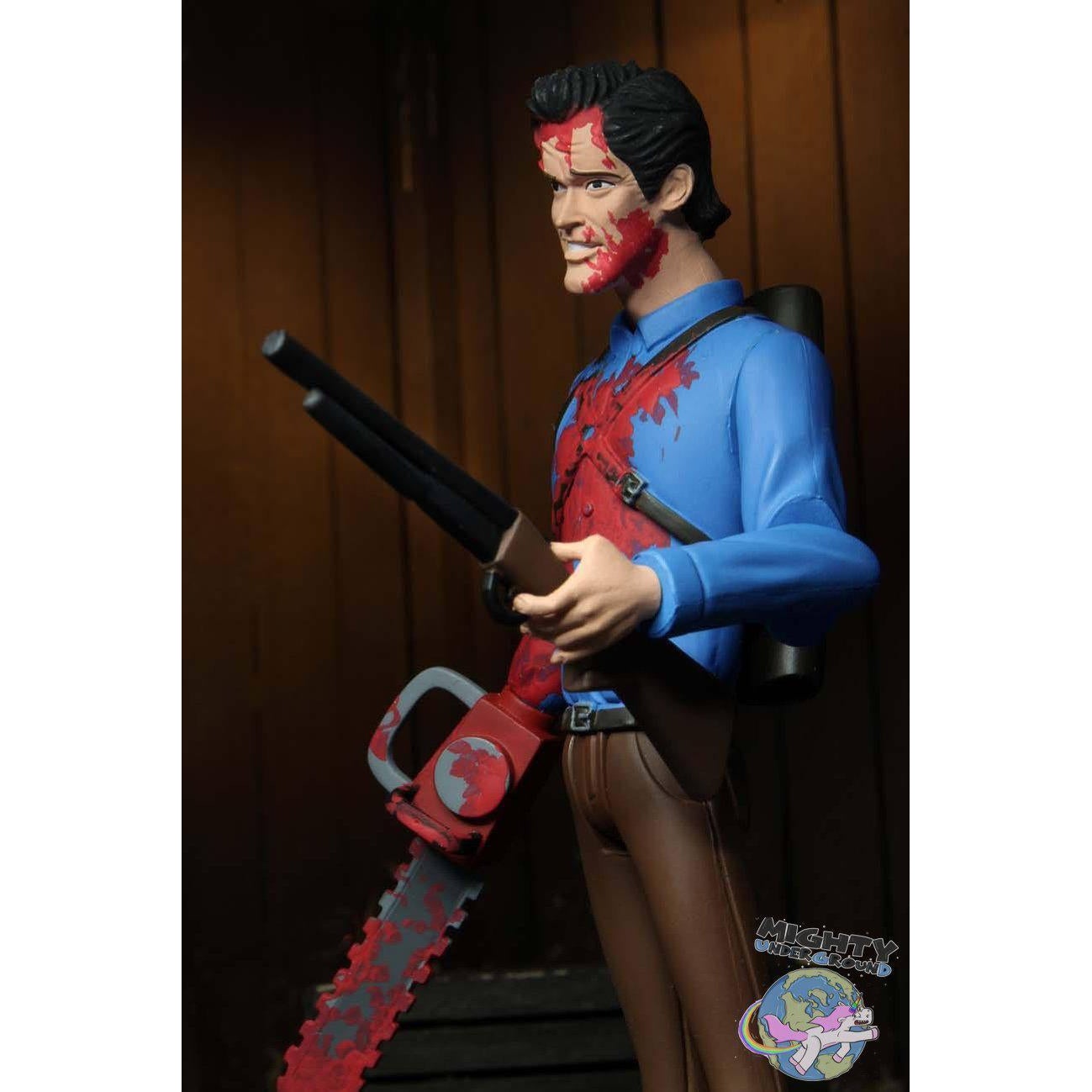 Toony Terrors: Ash (Evil Dead 2, bloody) VORBESTELLUNG!-Actionfiguren-NECA-mighty-underground