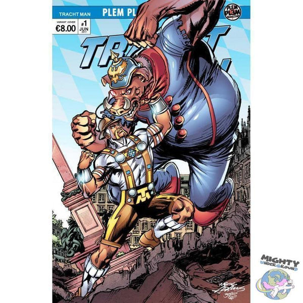 Tracht Man 01 (Variant Cover)-Comic-Plem Plem Productions-mighty-underground