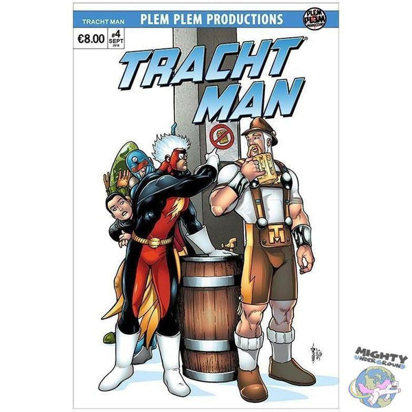 Tracht Man 04 (Variant Cover)-Comic-Plem Plem Productions-mighty-underground