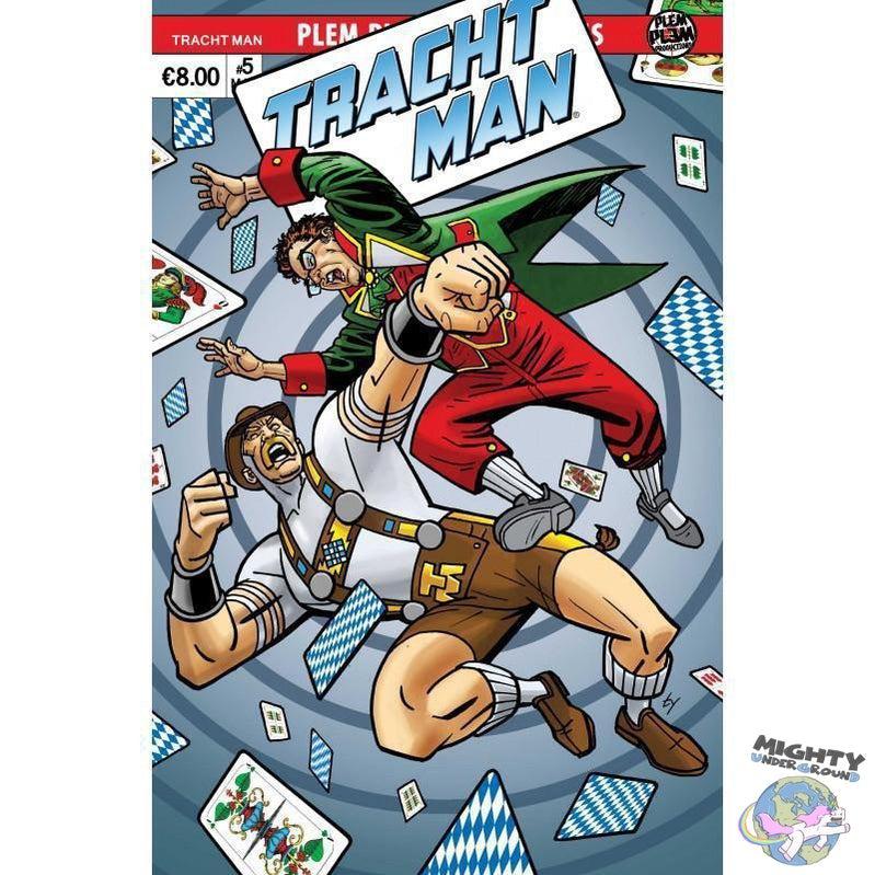 Tracht Man 05 (Variant Cover)-Comic-Plem Plem Productions-mighty-underground