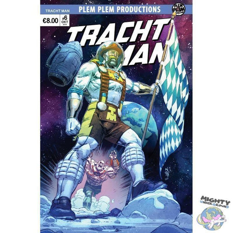 Tracht Man 06 (Variant Cover)-Comic-Plem Plem Productions-mighty-underground
