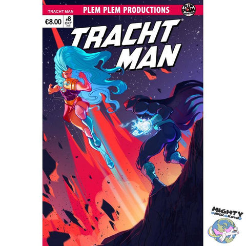 Tracht Man 08 (Variant Cover)-Comic-Plem Plem Productions-Mighty Underground