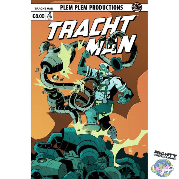 Tracht Man 09 (Variant Cover)-Comic-Plem Plem Productions-Mighty Underground