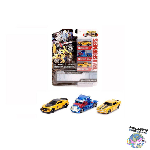 Transformers: 1,65" 3-Pack Set B - Modellautos-Modellautos-Jada Toys-Mighty Underground