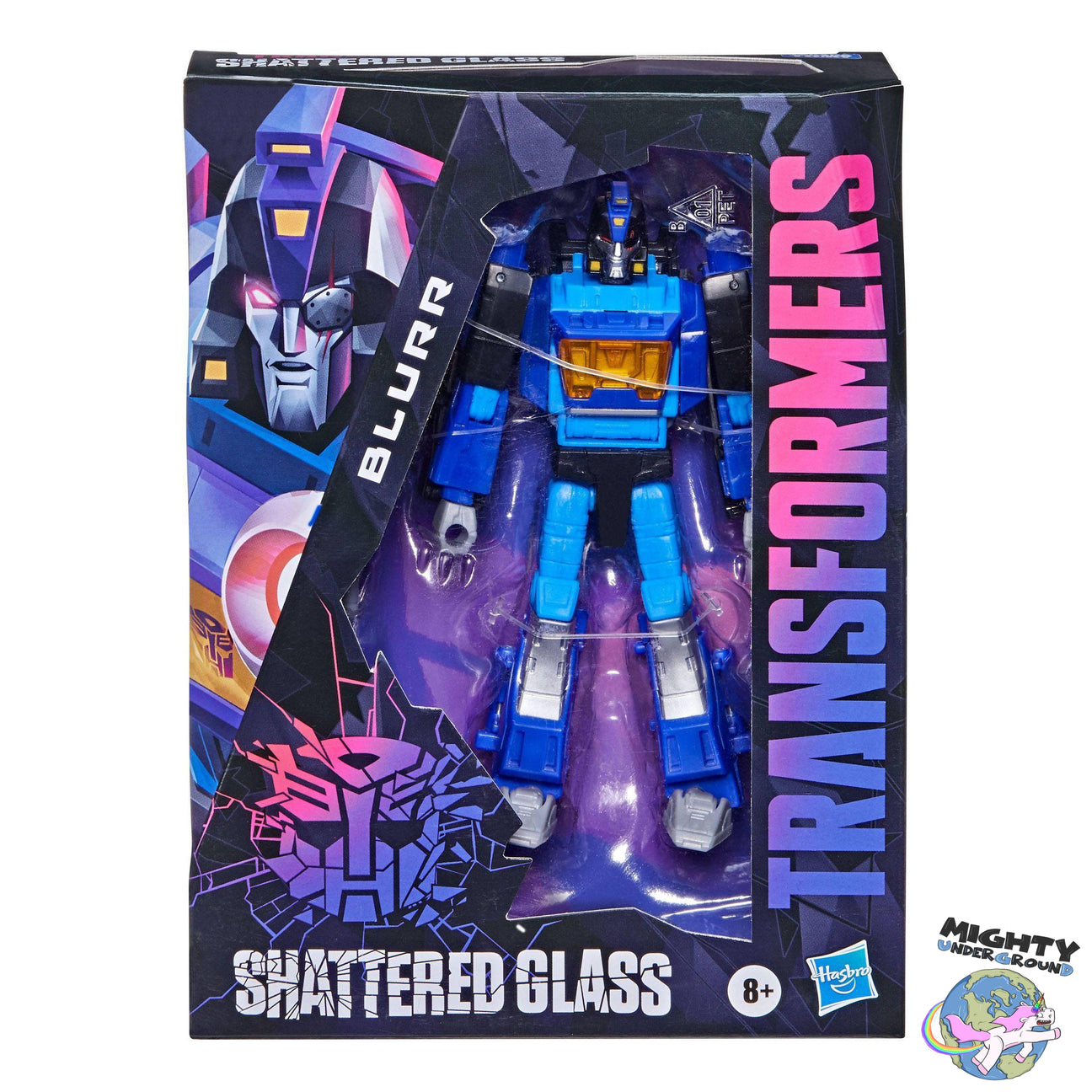 Transformers: Blurr - Shattered Glass Deluxe Class (Exclusive)-Actionfiguren-Hasbro-Mighty Underground