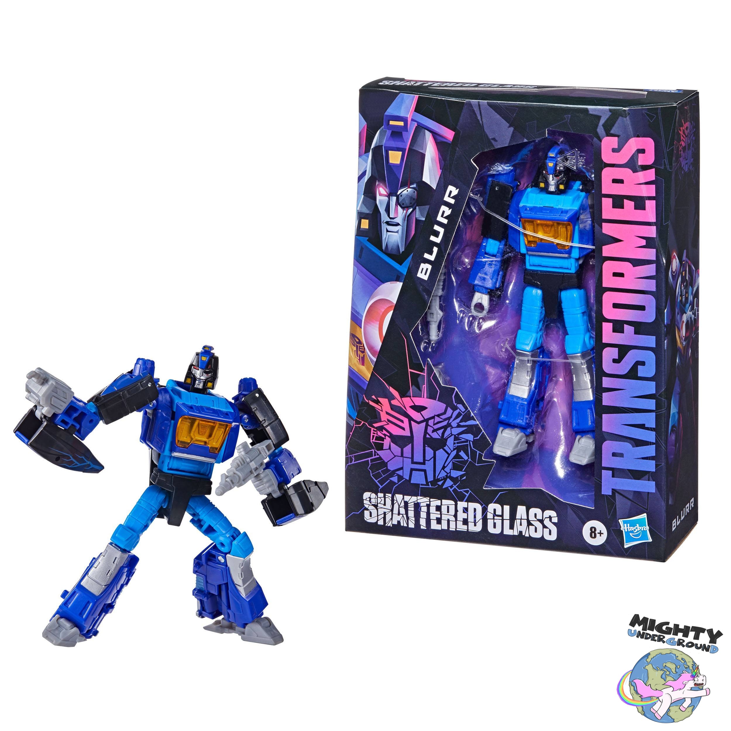 Transformers: Blurr - Shattered Glass Deluxe Class (Exclusive)-Actionfiguren-Hasbro-Mighty Underground