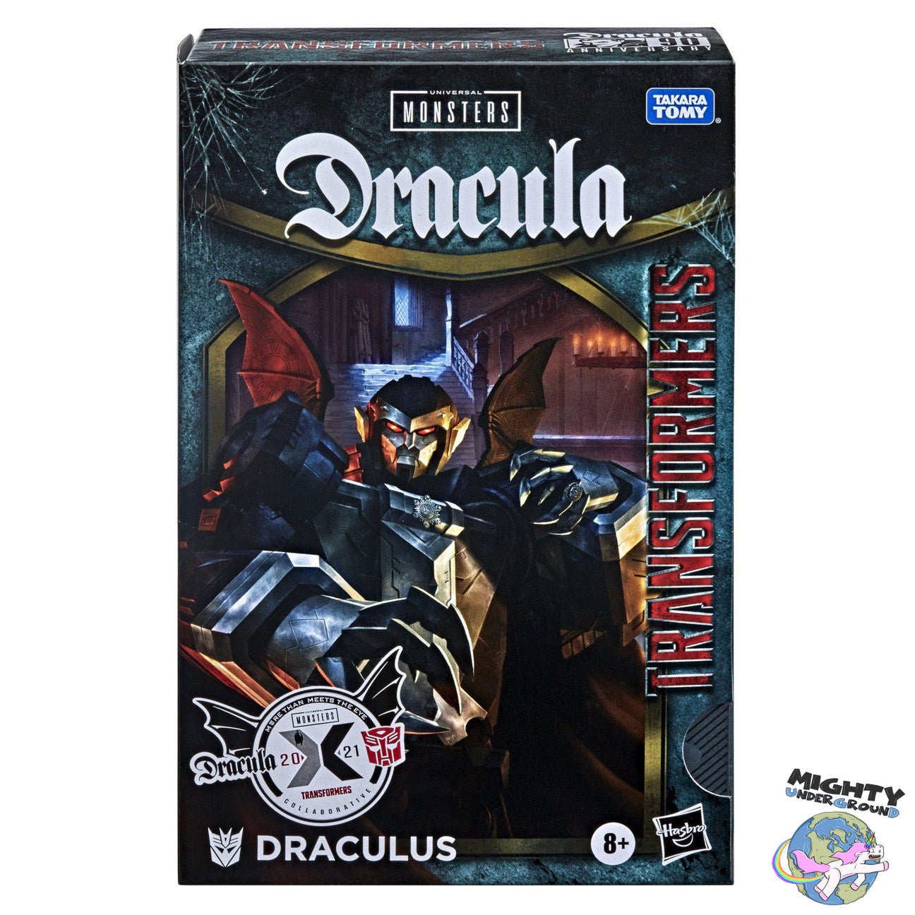Transformers Collaborative: Universal Monsters Dracula Mash-Up, Draculus-Actionfiguren-Hasbro-Mighty Underground
