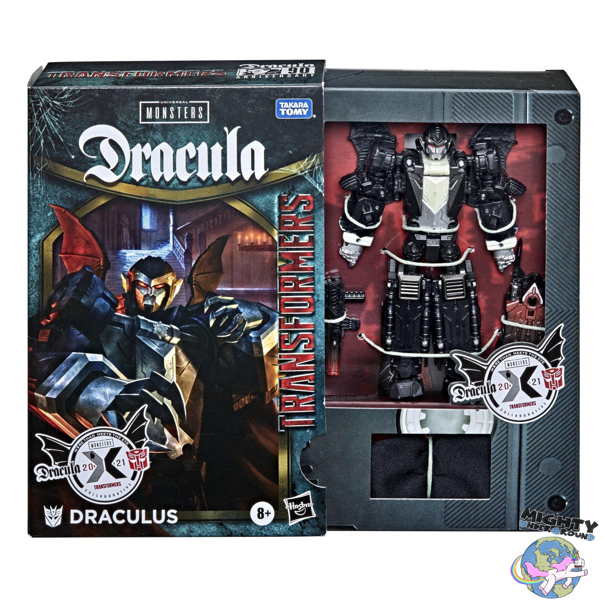 Transformers Collaborative: Universal Monsters Dracula Mash-Up, Draculus-Actionfiguren-Hasbro-Mighty Underground