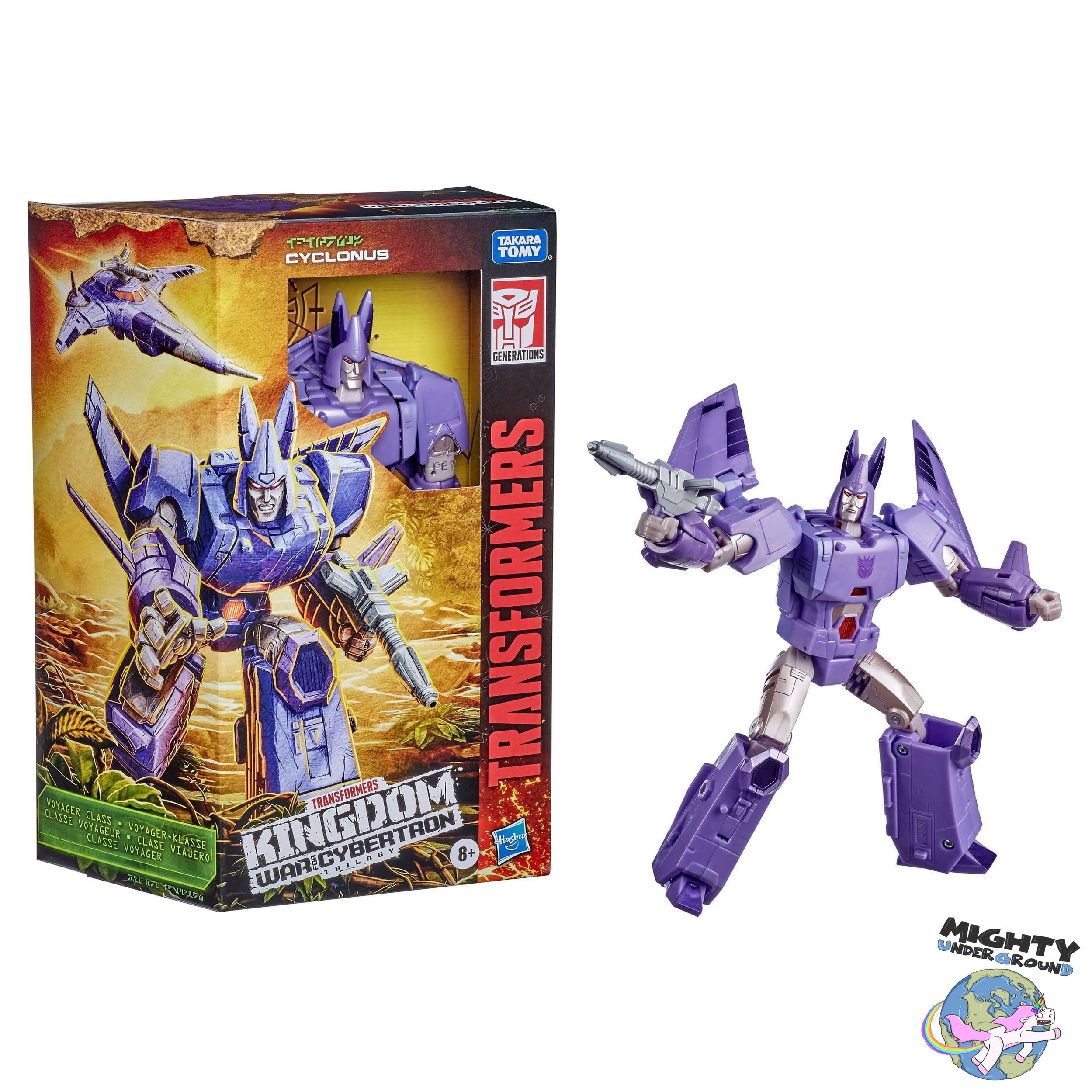 Transformers Generations: Cyclonus - Voyager Class (War for Cybertron: Kingdom) VORBESTELLUNG!-Actionfiguren-Hasbro-Mighty Underground