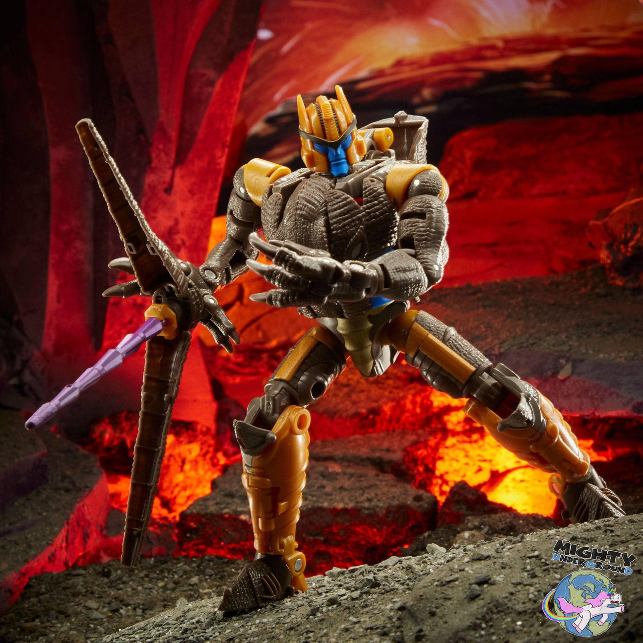 Transformers Generations: Dinobot - Voyager Class (War for Cybertron: Kingdom)-Actionfiguren-Hasbro-Mighty Underground