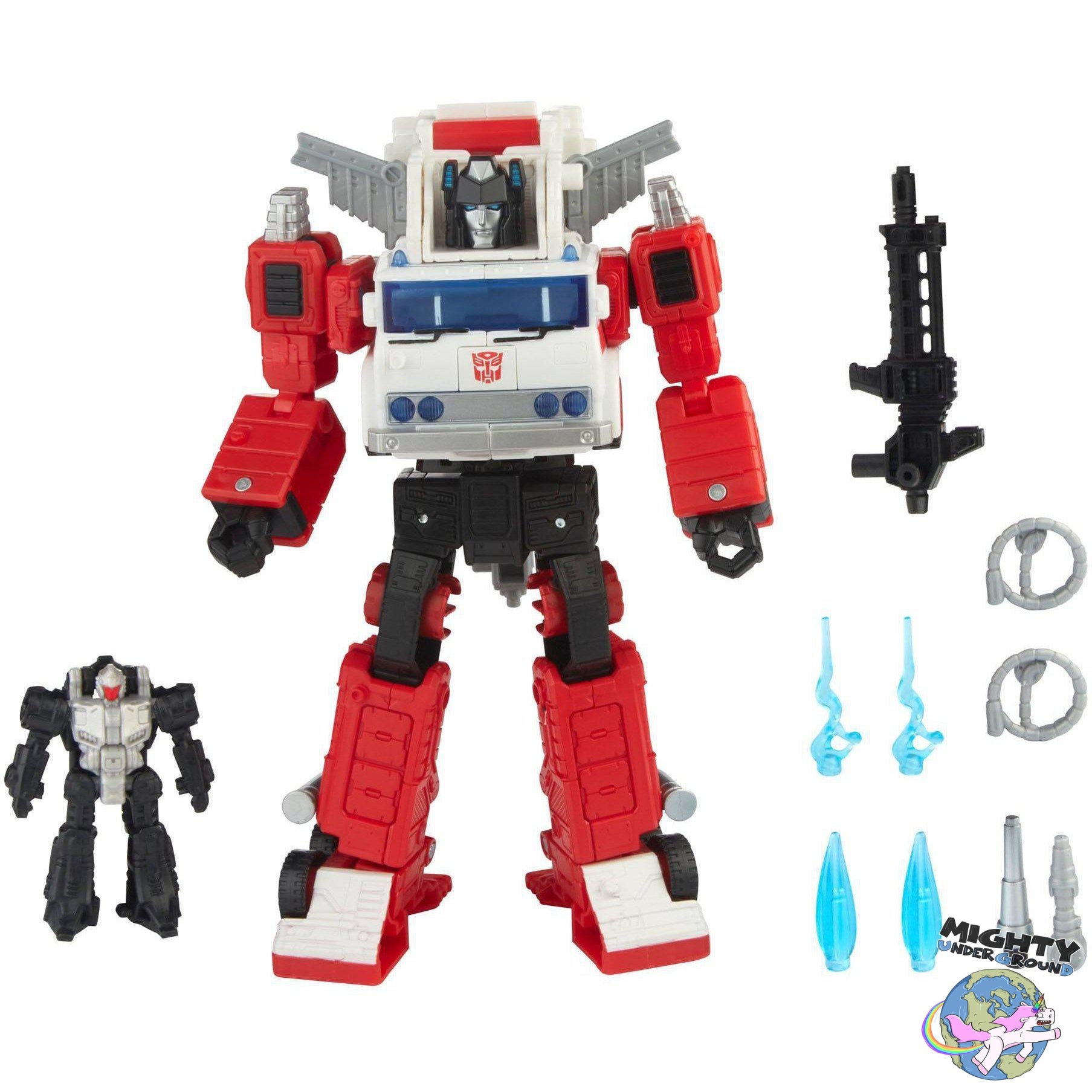 Transformers Generations Selects: Artfire & Nightstick - Voyager Class-Actionfiguren-Hasbro-Mighty Underground